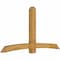Ekena Millwork Bellingham Rough Sawn Timber Gable Bracket, Western Red Cedar, 96"W x 52"H x 6"D x 6"F, 13/12 Pitch GBW096X52X0606BEL00RWR - alternate 3